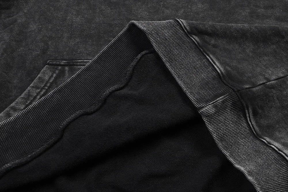 Berserk Printed Washed Hoodies Gothic Vintage Cotton Hooded Sweatshirt Y2k Oversized Long Sleeve Pullover Men Women Retro Hoodie