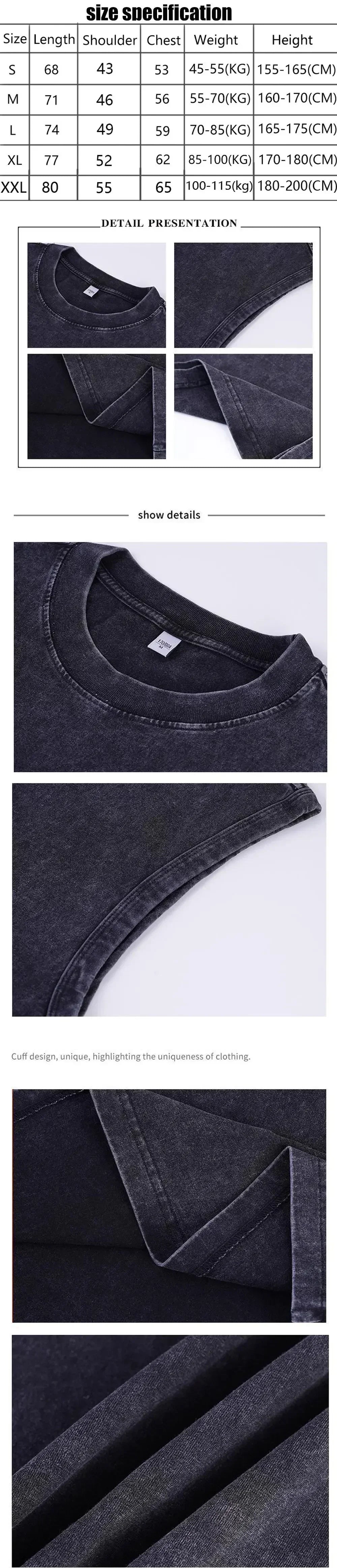 Japan Anime Demon Slayer Washed Tank Tops Hashibira Inosuke The Boar Face Manga T Shirt Men Women Loose Cotton Sleeveless Tshirt