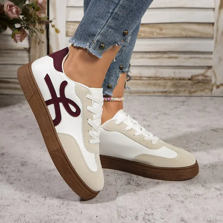 2025 Women's Shoes Summer Thick Sole Brown Spring Autumn Breathable Platform Tennis Woman Trend Round Toe Female Casual Sneaker