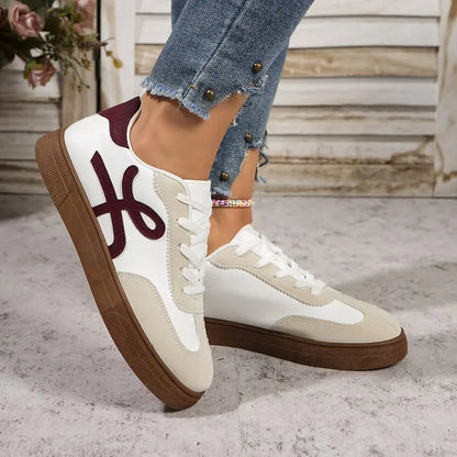 2025 Women's Shoes Summer Thick Sole Brown Spring Autumn Breathable Platform Tennis Woman Trend Round Toe Female Casual Sneaker