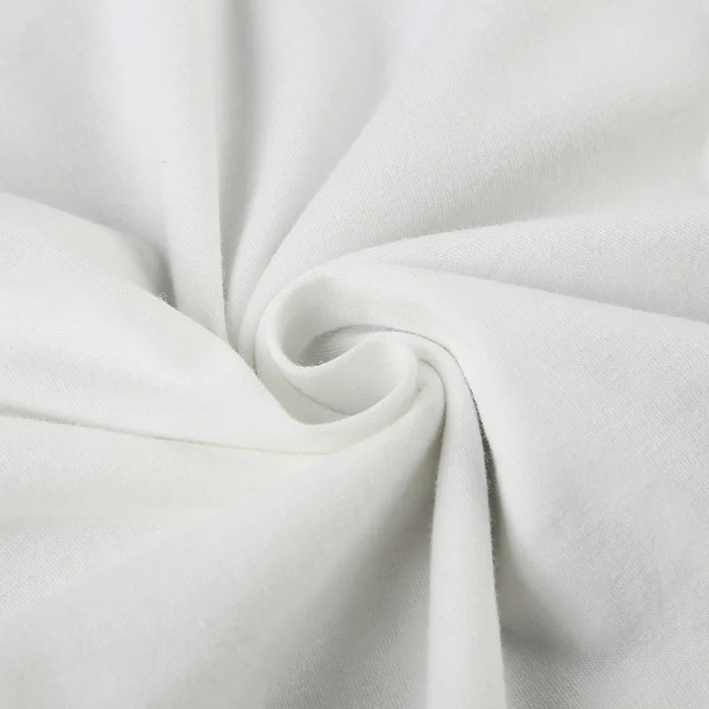 wild cat print low pixel round neck short sleeved T-shirt retro versatile slimming short top