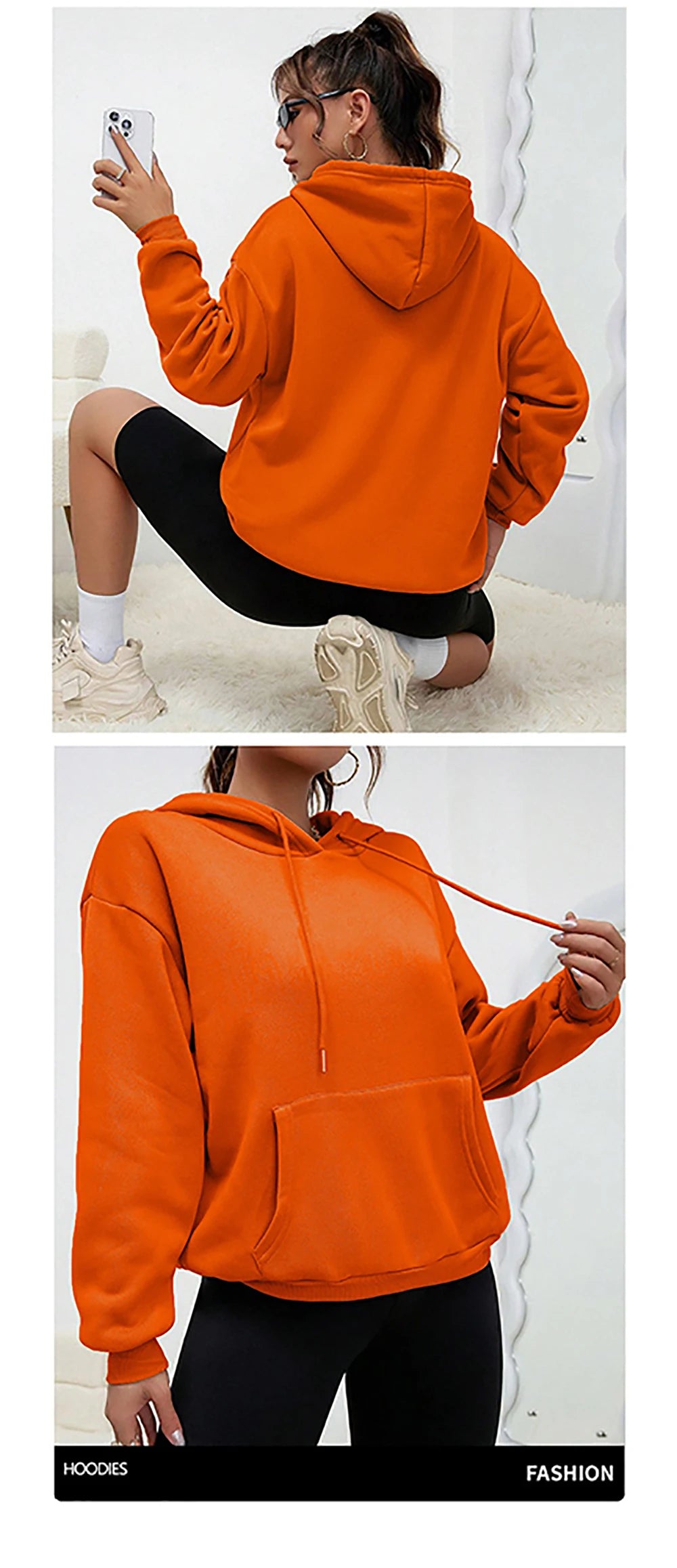 Faith Hope Love Letter Graphic Women Hoody Street Casual Loose Hoodies Autumn Fleece Pullover Hip Hop O-Neck Clothing Female