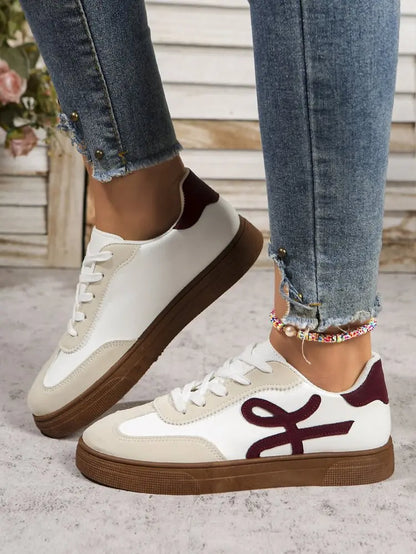 2025 Women's Shoes Summer Thick Sole Brown Spring Autumn Breathable Platform Tennis Woman Trend Round Toe Female Casual Sneaker