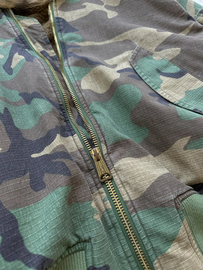 Men s Winter Coat Warm Double Sided Camouflage Jacket Thick Cotton Parka with Fur Collar Outdoor Military Style Trench Coat