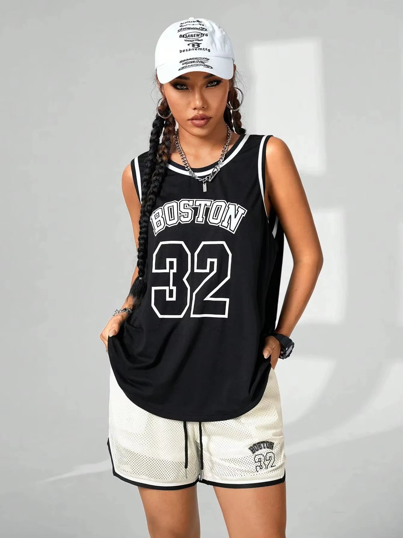 Summer Popular Women's Basketball Vest Loose Breathable Fast Drying Outdoor Sports Training Basketball Comfortable Vest Top