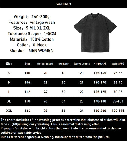 Cute Rock Muffin Graphic T Shirts Hip Hop Fashion Washed T-Shirts Short Sleeve Tee Shirt for Men Women Cotton Summer Clothing
