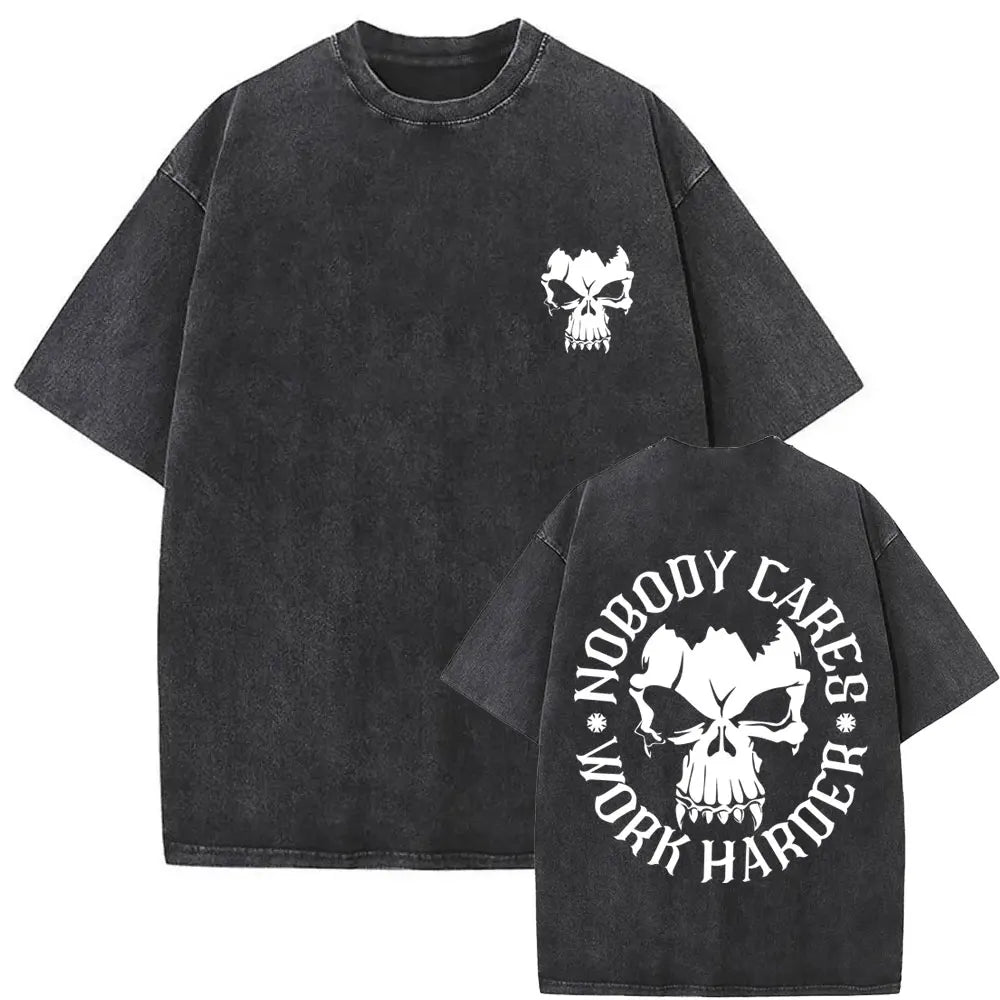 Lift Heavy Be Happy Pump Cover T-shirts Funny Powerlifting Workout Bodybuilding T Shirts Men Women Fitness Washed Vintage Tshirt