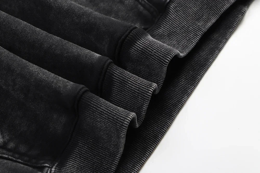 Berserk Printed Washed Hoodies Gothic Vintage Cotton Hooded Sweatshirt Y2k Oversized Long Sleeve Pullover Men Women Retro Hoodie