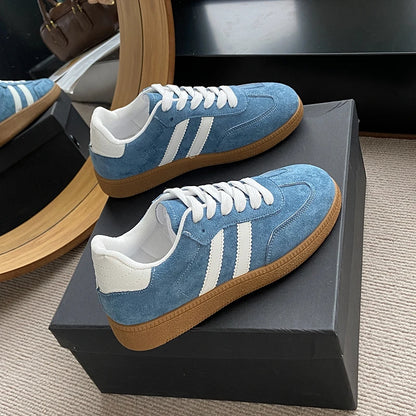 2025 Autumn New  Fashionable Comfortable Casual Sneakers Retro Thick-soled Sneakers Women's College Style Board Shoes Big Size