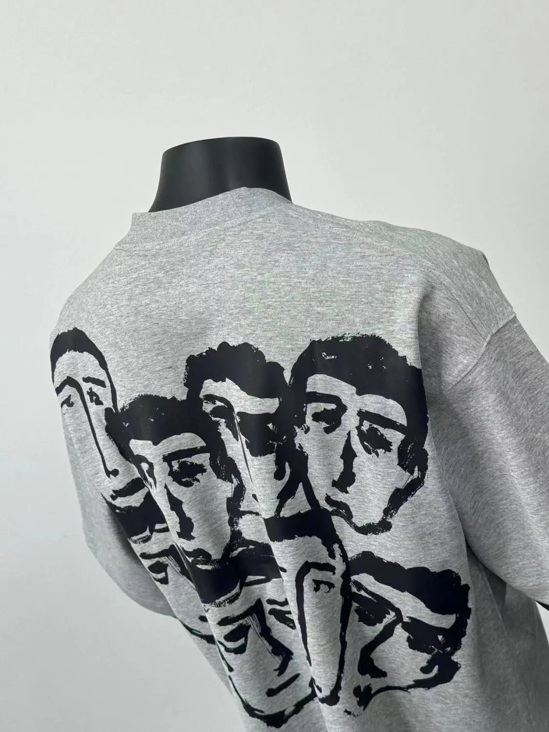 Men's Pure Cotton Grey Short Sleeve T-Shirt with Print