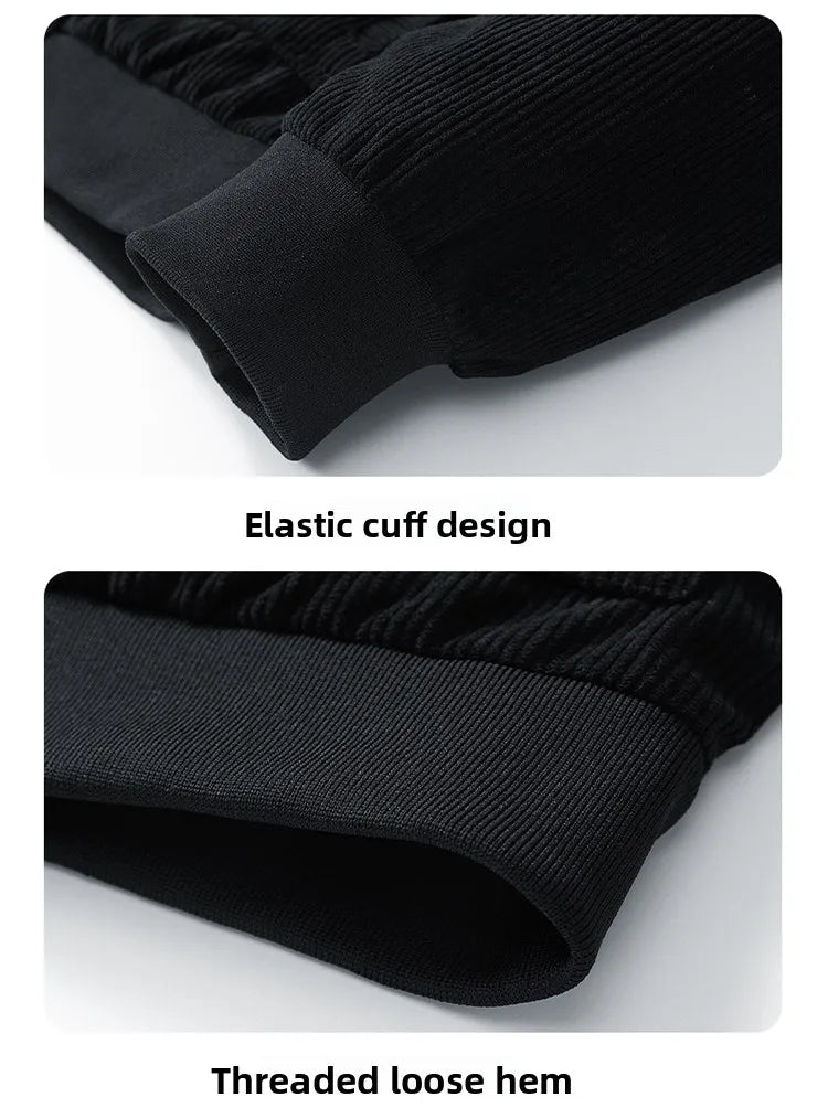 2025 new men's corduroy jacket spring and autumn fashion casual comfortable coat skin-friendly soft and warm jacket