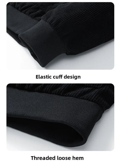 2025 new men's corduroy jacket spring and autumn fashion casual comfortable coat skin-friendly soft and warm jacket